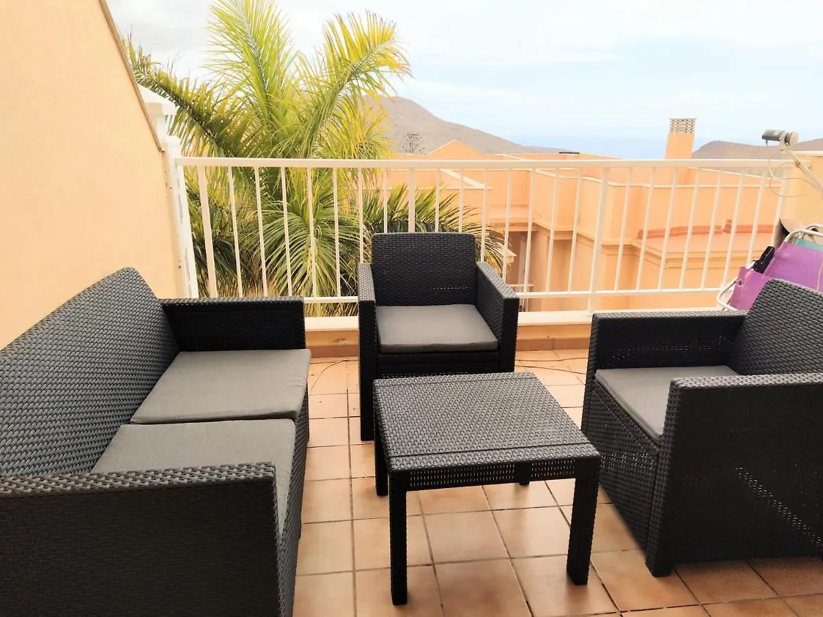Oceanblue Modern King Size 1 Bedroom Apartment With Seaview And Terrace Chayofa
